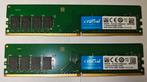 2x Crucial 8GB DDR4 DIMM (16GB Kit), Ophalen of Verzenden, DDR4