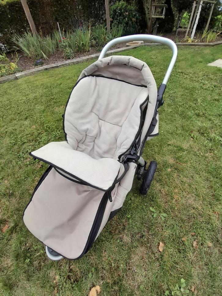 Buggy met draagmand, Kinderen en Baby's, Kinderwagens en Combinaties, Gebruikt, Combiwagen, Overige merken, Luchtbanden, Met reiswieg