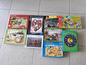 puzzels 1000st deel 3 - €3 per stuk beschikbaar voor biedingen