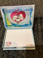 Boîte avec 116 feuilles de diddl avec pimboli 12 x 8,4 cm, Collections, Enlèvement ou Envoi, Diddl, Comme neuf