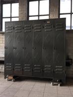 Authentieke oude Franse 6 - deurs lockers, lockerkasten Wieb, Huis en Inrichting, Gebruikt, Ophalen