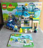 lego duplo 10959 politiebureau en helikopter, Ophalen of Verzenden, Zo goed als nieuw, Complete set, Duplo
