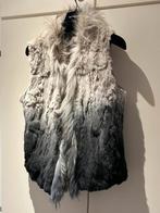 Body warmer, veste sans maches en fourrure de lapin, T 42, Enlèvement, Comme neuf, Taille 42/44 (L), Noir