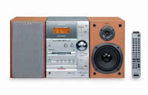 Sony microset: Sony CMT-CP33MD, Audio, Tv en Foto, Stereoketens, Zo goed als nieuw, Cassettedeck, Cd-speler, Tuner of Radio, Speakers