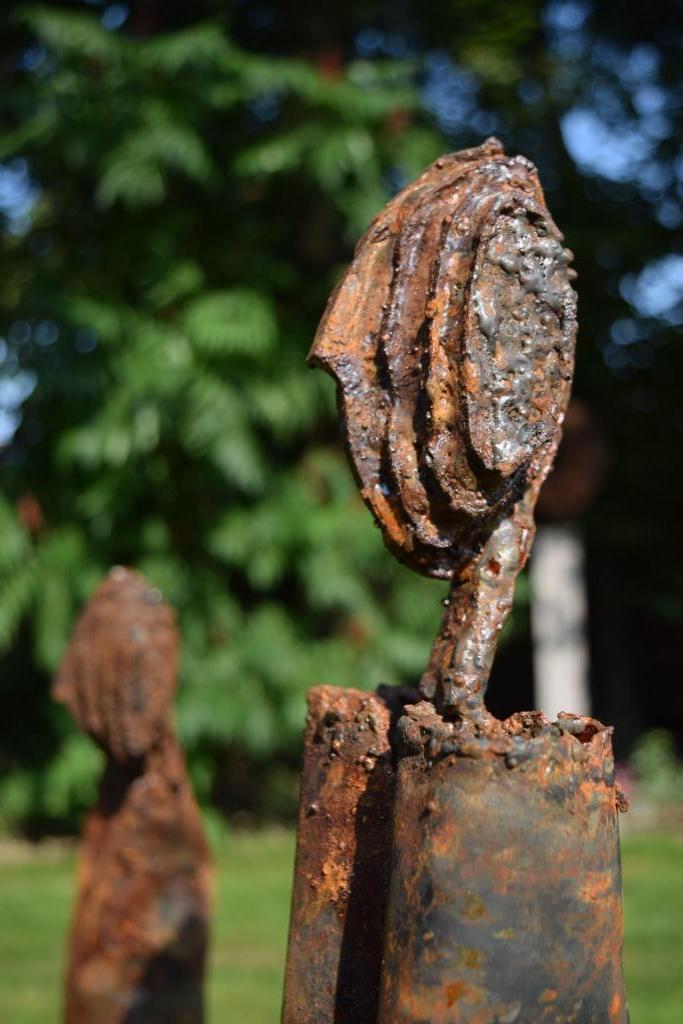 Stalen tuinbeelden voor schappelijke prijzen, Tuin en Terras, Tuinbeelden, Nieuw, Mensenbeeld, Metaal, Ophalen of Verzenden