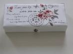 juwelendoos / box / countrystyle / NIEUW, Handtassen en Accessoires, Beautycases, Ophalen of Verzenden, Nieuw, Overige kleuren