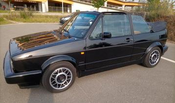 VW Golf cabrio Karmann, 1.8 98pk 2H, 1992, zeer mooie staat, Achat, Boîte manuelle, 2 portes, Sièges sport