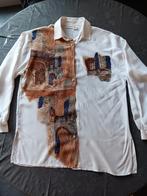 Bloes met lange mouwen S/M in mooie staat., Kleding | Dames, Blouses en Tunieken, Ophalen, Gedragen, Maat 38/40 (M)