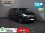 Ford E-Transit Custom 340 65 kWh 218 pk 330km WLTP L2 Limite, Auto's, Bestelwagens en Lichte vracht, Automaat, Parkeersensor, Zwart