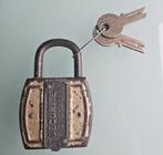 Cadenas Vintage FTH Sécurité 5 Gorges, avec 2 Clés, Enlèvement ou Envoi, Utilisé