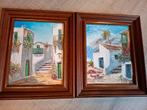 2x schilderij op doek, Ophalen of Verzenden