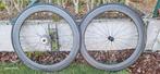 Carbon wielset met velgrem en shimano body, Fietsen en Brommers, Fietsonderdelen, Ophalen, Gebruikt