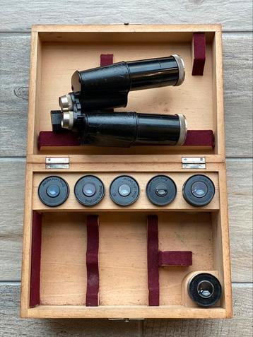 Antieke stereo microscoop Leitz Wetzlar 1953, Enlèvement ou Envoi, Comme neuf