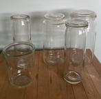 Weckpotten 5 stuks, Ophalen, Zo goed als nieuw