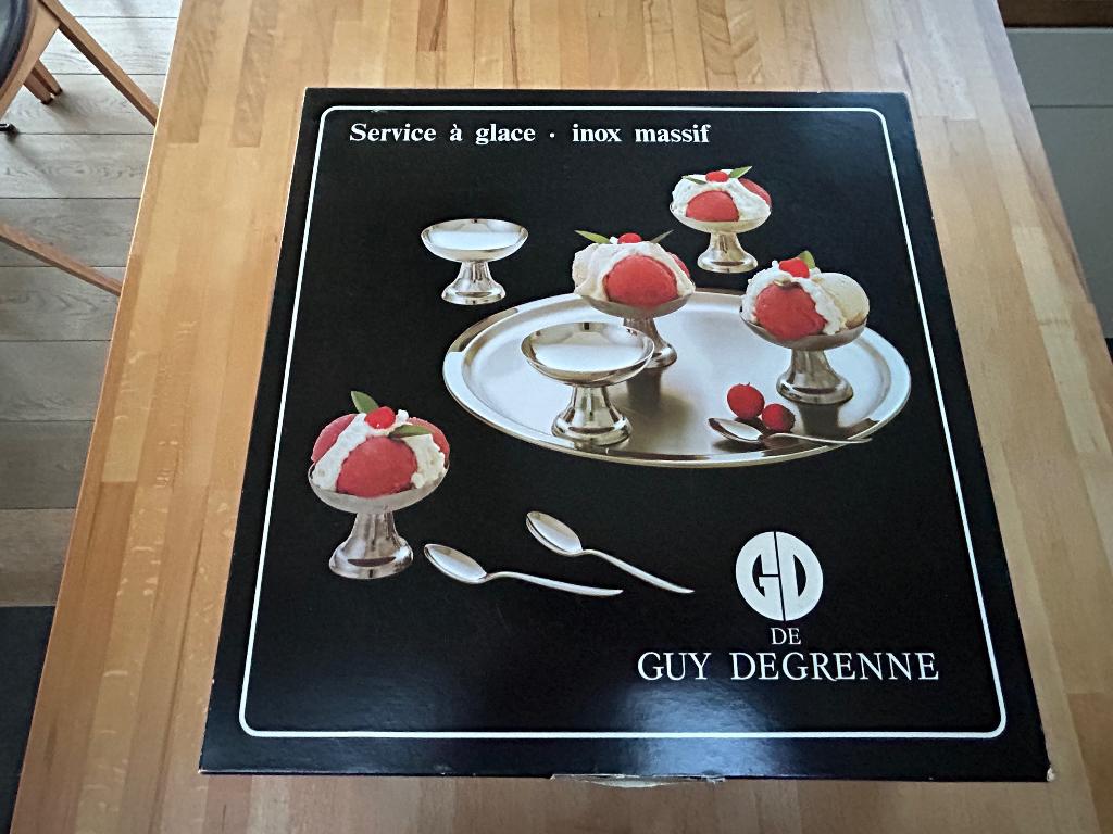 Ijscoupes set Guy Degrenne 2 x 6 personen., Huis en Inrichting, Keuken | Servies, Ophalen of Verzenden