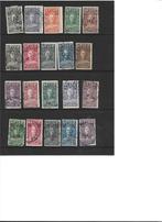 postzegels Belgisch Congo 135/149 162/67 gest, Affranchi, Enlèvement ou Envoi
