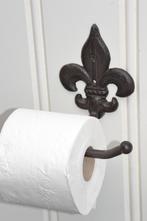 WC-Toiletrolhouder -Landelijke Franse Lelie- gietijzer, Huis en Inrichting, Badkamer | Badtextiel en Accessoires, Nieuw, Overige typen
