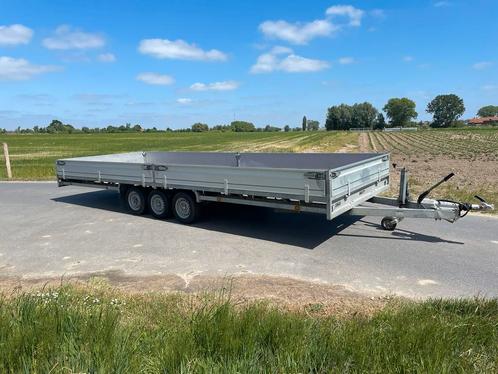 Hulco Medax-3 plateau aanhangwagen 611x223 3.5T, Auto diversen, Aanhangers en Bagagewagens, Ophalen