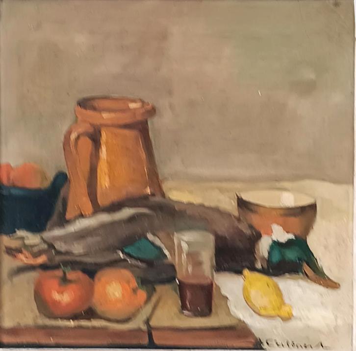 Jacques Callaert (1921-1995): Stilleven (O/D, 68 x 66 cm), Antiquités & Art, Art | Peinture | Classique, Enlèvement ou Envoi