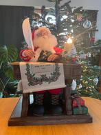 Vintage Kerstman, schrijvende beweging met licht en geluid, Diversen, Ophalen, Zo goed als nieuw