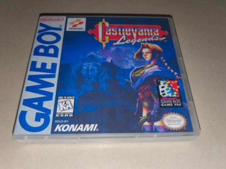 Castlevania Legends Game Boy GB Game Case, Games en Spelcomputers, Games | Nintendo Game Boy, Zo goed als nieuw, Verzenden