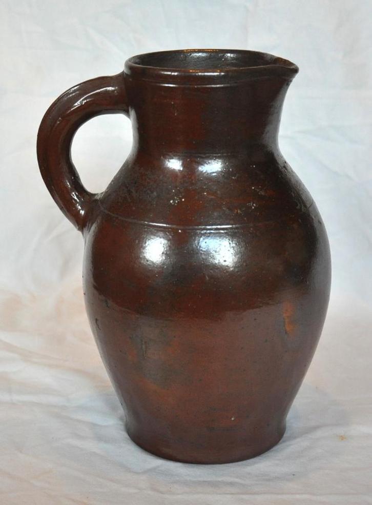 pot en gres avec anse et bec verseur 3 litres, Antiek en Kunst, Antiek | Keramiek en Aardewerk, Ophalen of Verzenden