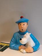 Kuifje en Bobby - beeld - 45cm hoog!, Enlèvement, Comme neuf, Fantasy