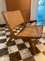 Furnified - Rotan Fauteuil - Flora - Walnoot, Huis en Inrichting, Stoelen, Ophalen