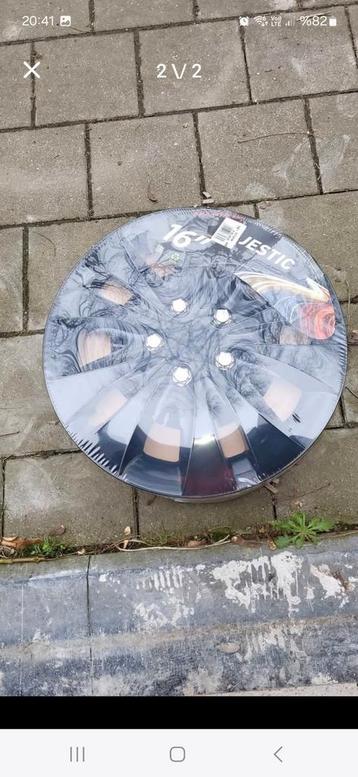 Nieuwe wieldoppen set 16 inch afhalen 9220 hamme beschikbaar voor biedingen