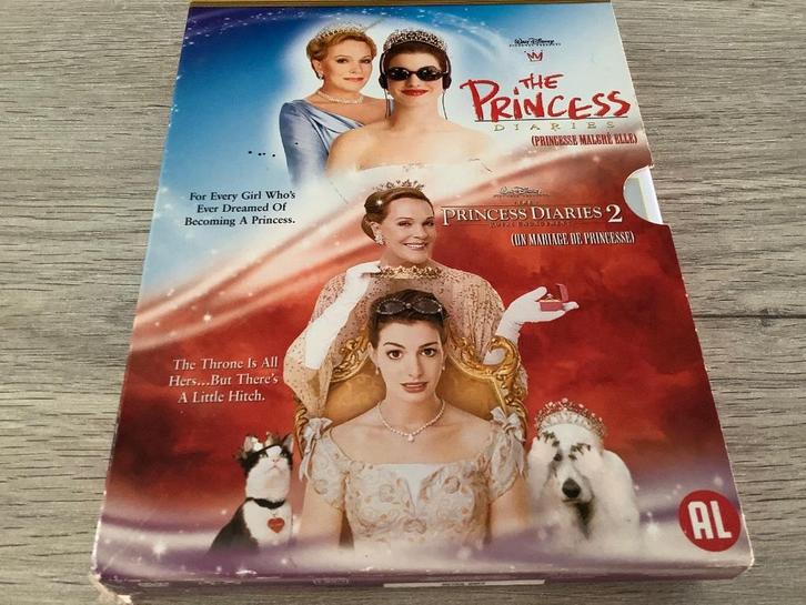 Walt Disney The Princess Diaries DVD box, Cd's en Dvd's, Dvd's | Komedie, Zo goed als nieuw, Romantische komedie, Alle leeftijden