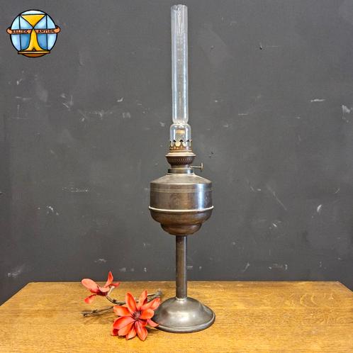 Grote werkende Olielamp Kosmos Brenner (hoogte: 57,5cm), Antiek en Kunst, Antiek | Verlichting, Ophalen of Verzenden