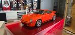 Porsche 911 (964) RUF SCR 4.2 bloed oranje 1:18 GT-Spirit, Ophalen of Verzenden, Zo goed als nieuw, Auto, Overige merken