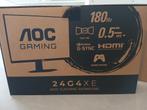 (nieuw) AOC 24G4XE gaming 180hz 24 inch, Computers en Software, IPS, Nieuw, Minder dan 1 ms, DisplayPort