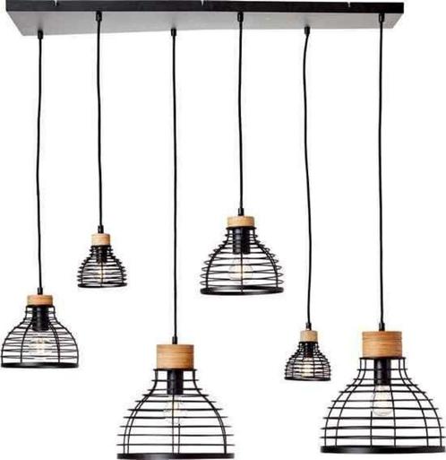 LUMINAIRE - Suspension lumineuse Avia de marque Brillant, Maison & Meubles, Lampes | Suspensions, Neuf, 75 cm ou plus, Bois, Métal