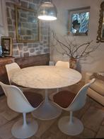 Knoll tafel 120cm + 4 knoll stoelen, Antiek en Kunst, Antiek | Meubels | Tafels, Ophalen
