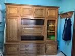 Mooi eiken wandmeubel / wandkast, Huis en Inrichting, Ophalen, Gebruikt, 200 cm of meer, Met deur(en)