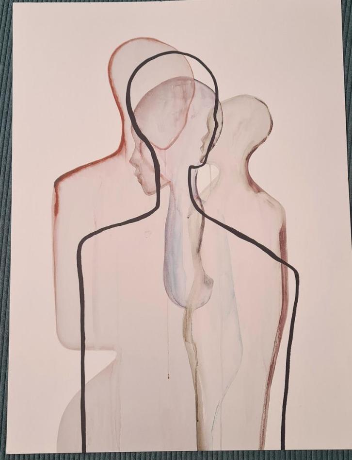Peytil mother line art poster, Antiek en Kunst, Kunst | Schilderijen | Modern, Ophalen