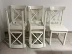 8 CHAISES IKEA ROSENTORP, Maison & Meubles, Chaises, Enlèvement, Cinq, Six Chaises ou plus, Utilisé, Bois