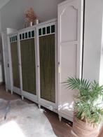 5-deurs houten kast, speciaal vintage model, Huis en Inrichting, Kasten | Boekenkasten, Ophalen, Met plank(en), Gebruikt, 200 cm of meer