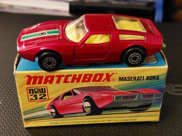 Matchbox 32d Maserati Bora Type doos "I" beschikbaar voor biedingen