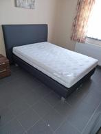 Boxspring 140 x 200 merk Velda, Ophalen, 140 cm, Twijfelaar, 200 cm
