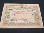 Noodgeld 100 frank stad Oostende 1916, Postzegels en Munten, Bankbiljetten | België, Ophalen of Verzenden
