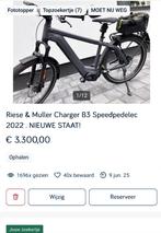Riese & Muller Charger B3 Speedpedelec 2022 . NIEUWE STAAT!, Fietsen en Brommers, Elektrische fietsen, Zo goed als nieuw, 47 tot 51 cm