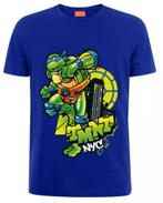 Ninja Turtles T-shirt Blauw - Mt 104 - 110 - 116 - 128 - 134, Enfants & Bébés, Vêtements enfant | Taille 134, Garçon, Enlèvement ou Envoi