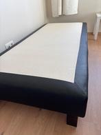 Boxspring, Huis en Inrichting, Ophalen, 90 cm, Eenpersoons, Zwart