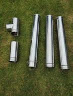 Inox opbouw schoorsteen 450 cm Als nieuw, Inox, 80 mm ou plus, Enlèvement, Évacuation