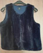 Nieuw !! Prachtig donkerblauw pels vestje . K-design 42, Kleding | Dames, Ophalen of Verzenden, Zo goed als nieuw, Maat 42/44 (L)