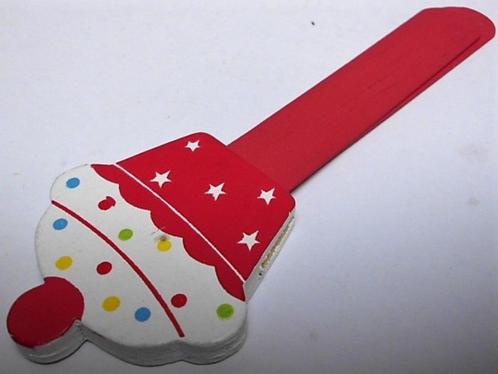 Bedankje - Cupcake rood paperclip - 69 stuks voor 55€, Kinderen en Baby's, Kraamcadeaus en Geboorteborden, Nieuw, Kraamcadeau