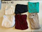 Lot de 17 vêtements taille L - 40, Enlèvement, Porté, Taille 38/40 (M)