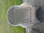 6 rotan rieten stoelen, Ophalen, Gebruikt, Rotan